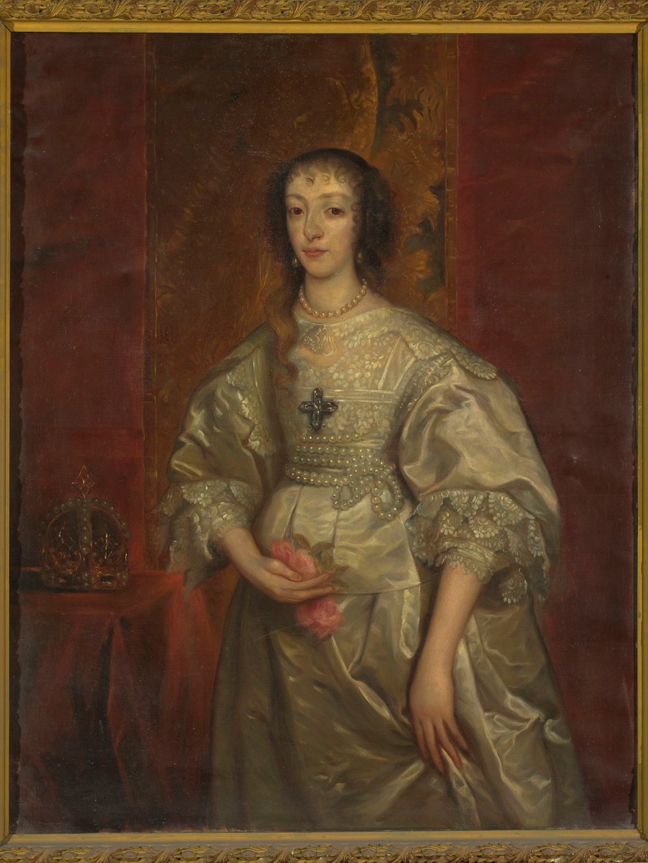 Portret Henrietty Marii (1609-1699), królowej Anglii autorstwa Anthony van Dyck