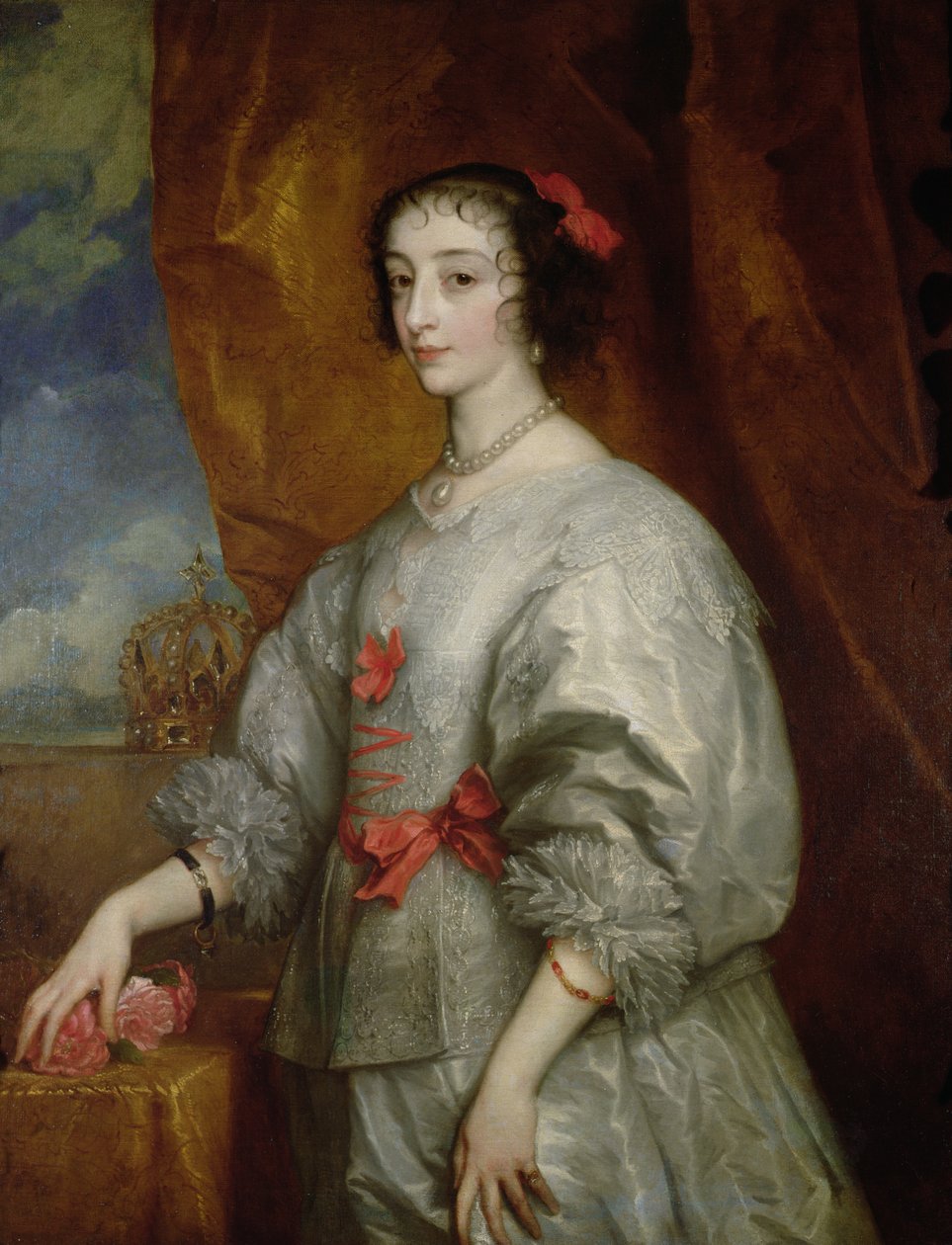 Królowa Henrietta Maria autorstwa Anthony van Dyck
