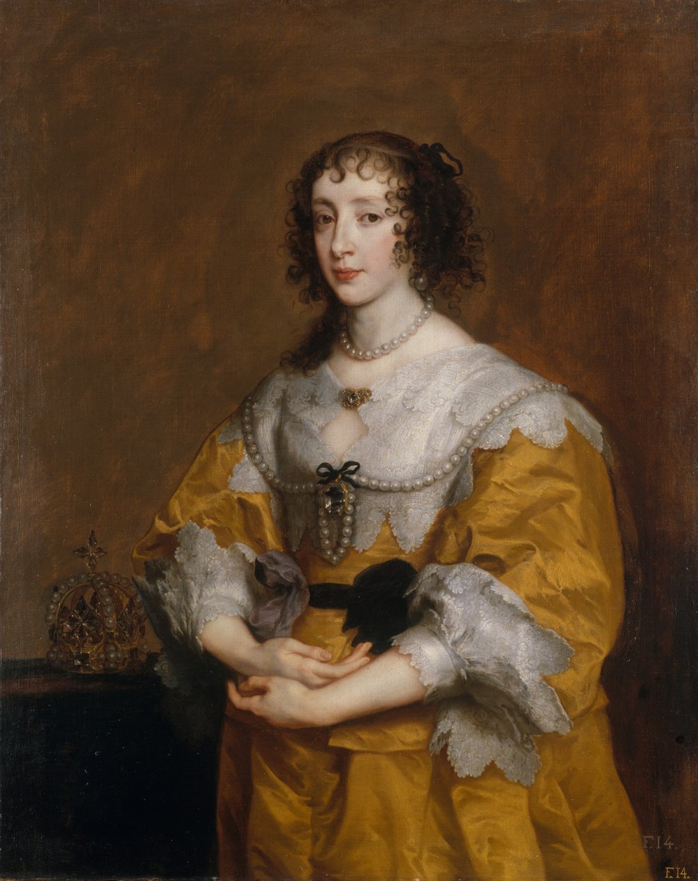 Królowa Henrietta Maria, 1636. autorstwa Anthony van Dyck
