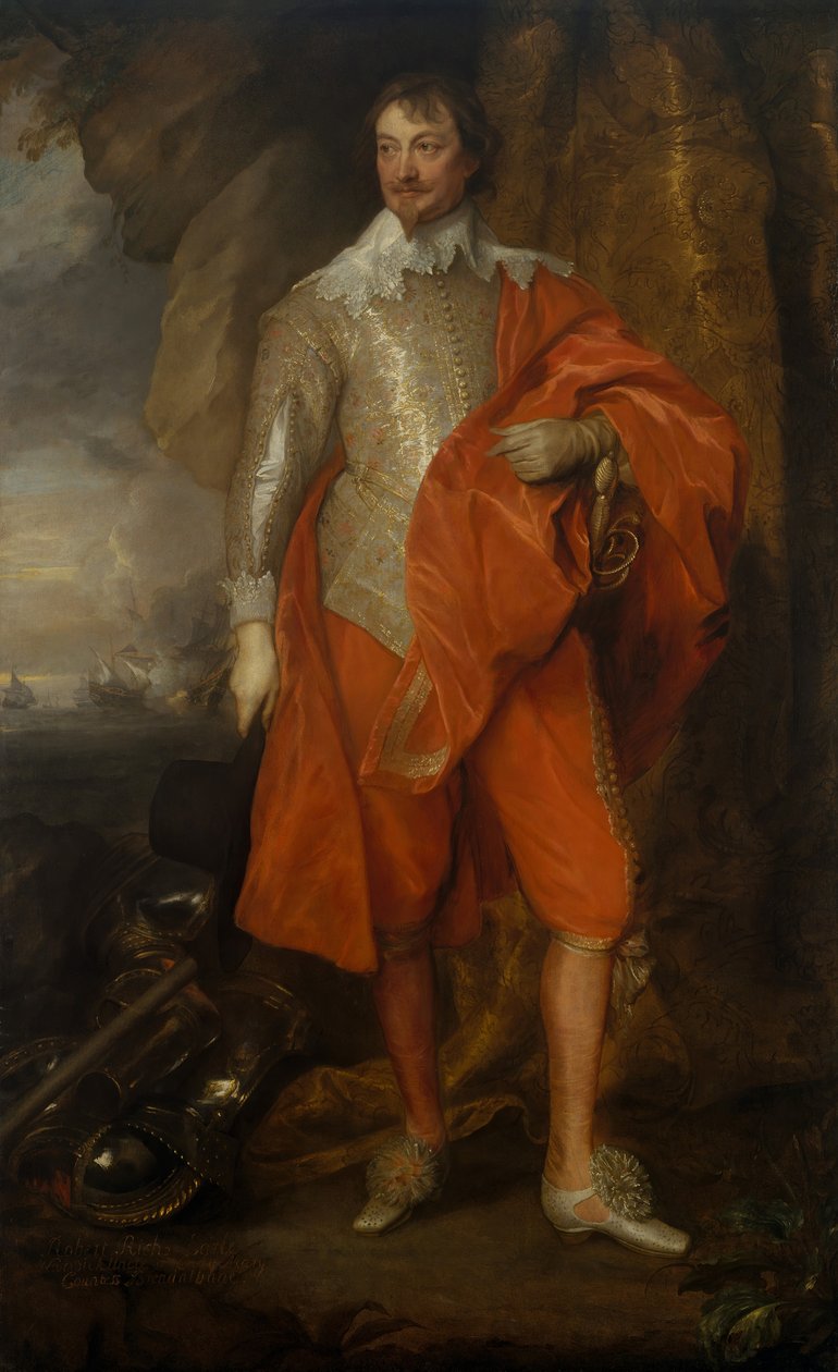 Robert Rich 1587-1658, drugi hrabia Warwick, ca. 1632-35. autorstwa Anthony van Dyck