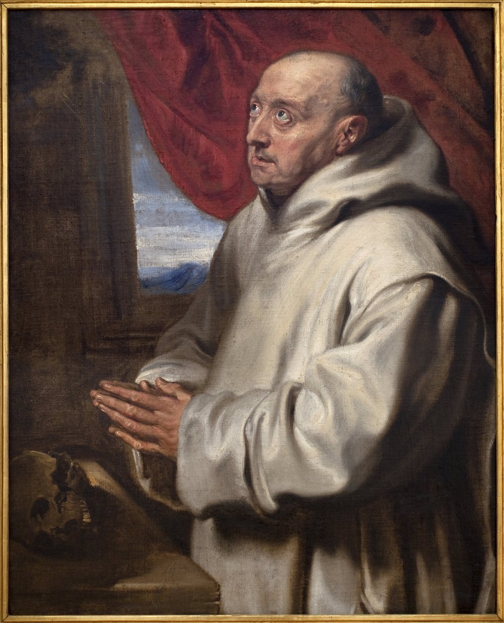 Św. Bruno (Bruno Kartuz, ok. 1030-1101). Obraz Antoine (Antoine lub Antoon lub Anton) Van Dyck (1599-1641), olej na płótnie autorstwa Anthony van Dyck