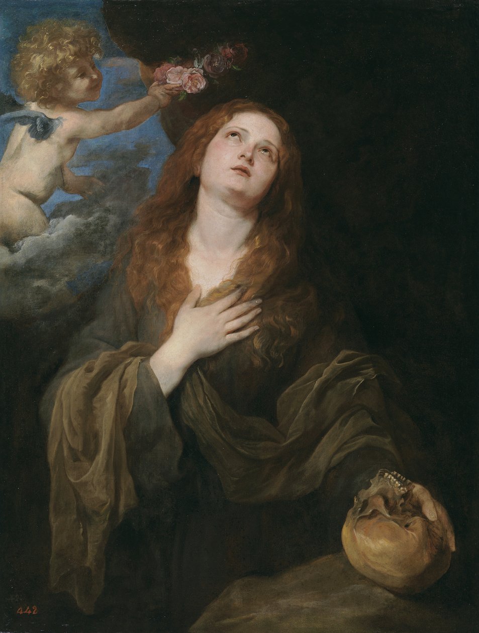 Św. Rozalia autorstwa Anthony van Dyck