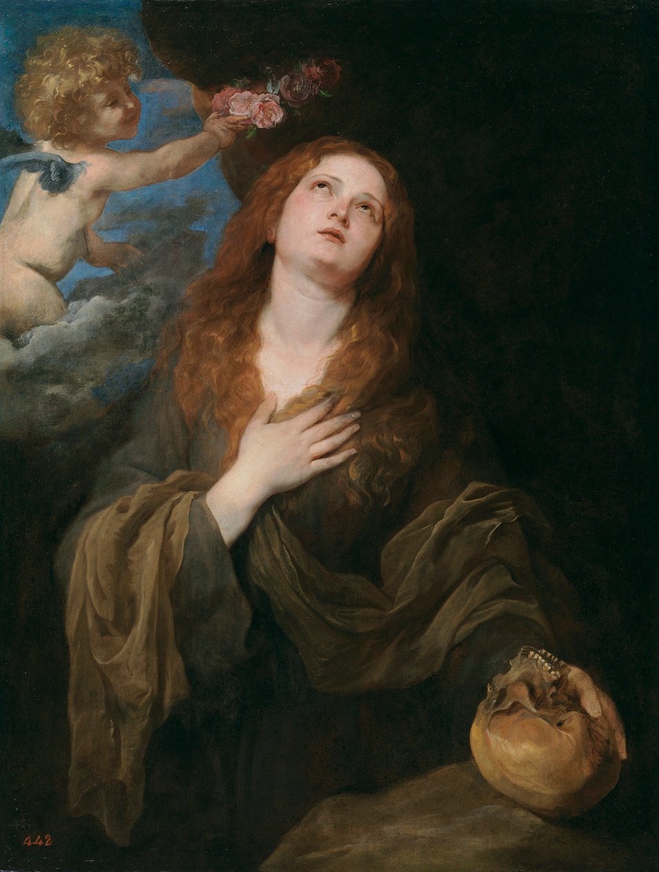 Św. Rozalia autorstwa Anthony van Dyck