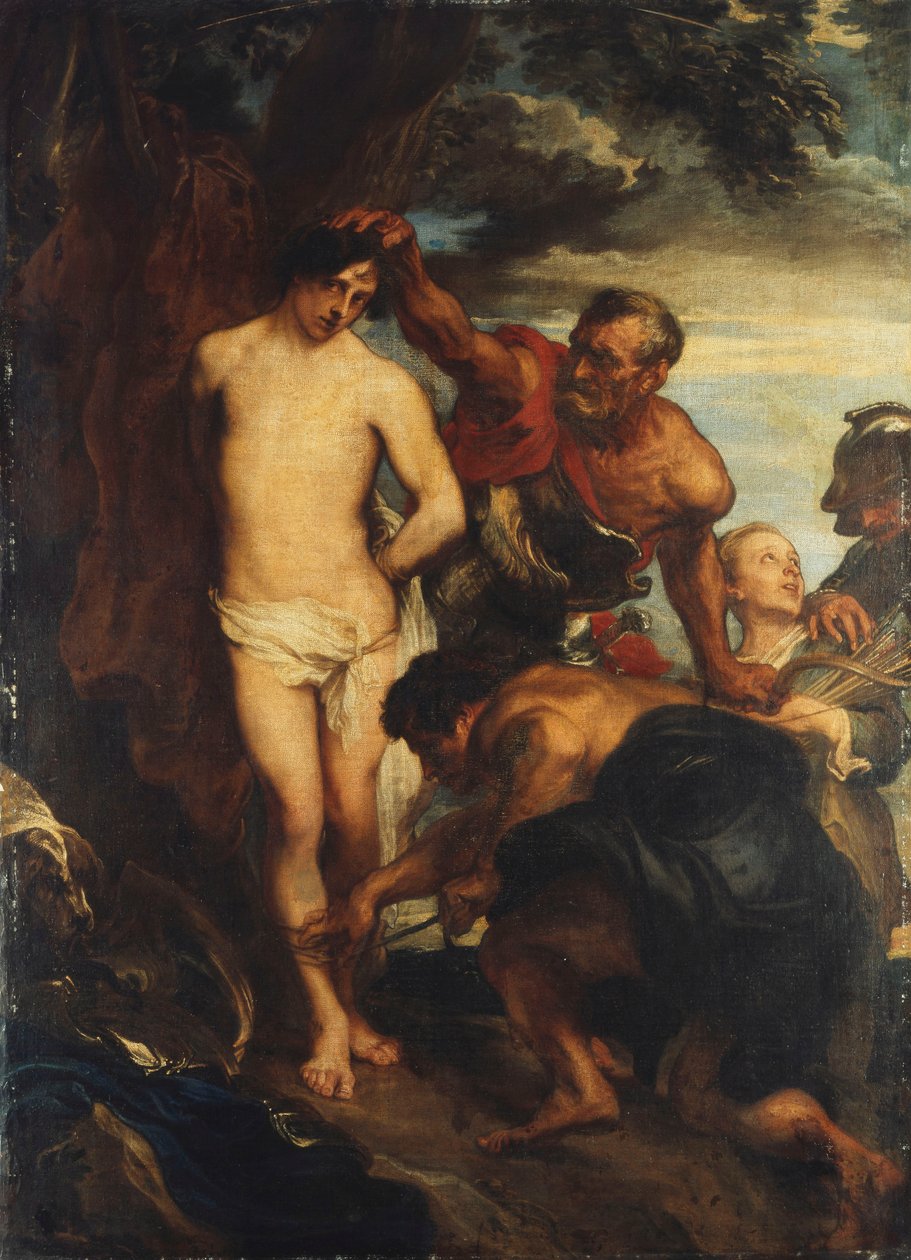 Św. Sebastian przygotowany na męczeństwo, ok. 1622 r. autorstwa Anthony van Dyck