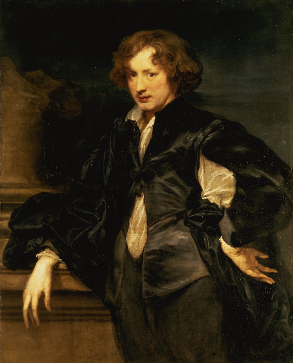 Autoportret, ok. 1620-21 (olej na płótnie) autorstwa Anthony van Dyck