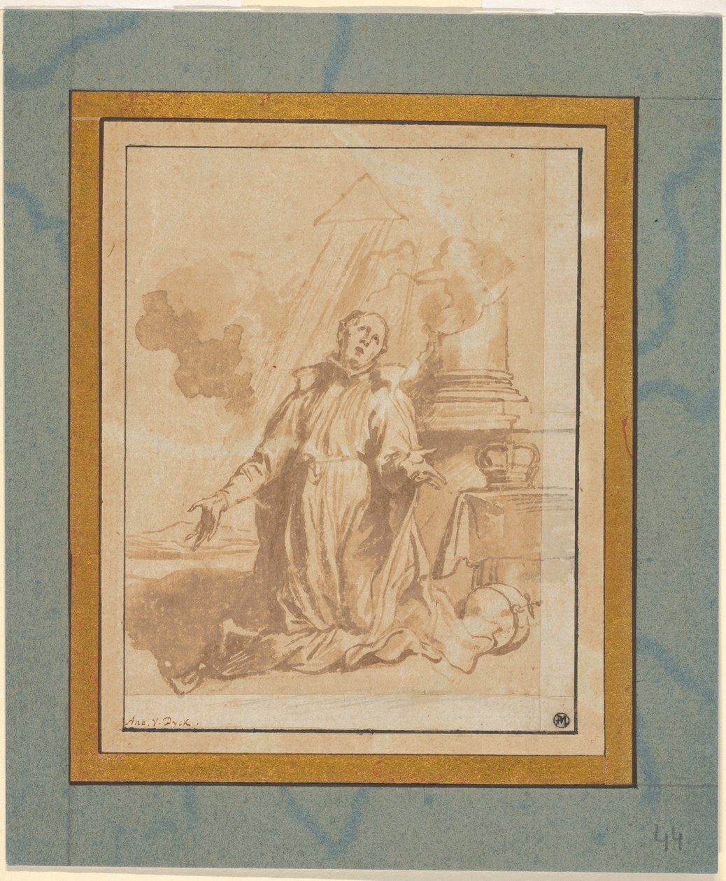 Der selige Aloysius Gonzaga in Ekstase autorstwa Anthony van Dyck