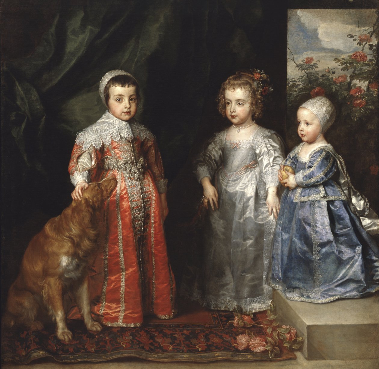 Dzieci Karola I Anglii, 1635 autorstwa Anthony van Dyck