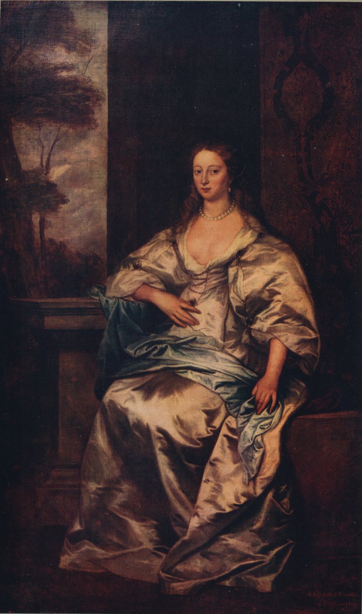 Hrabina Southampton, 1640-1641, c1915 autorstwa Anthony van Dyck