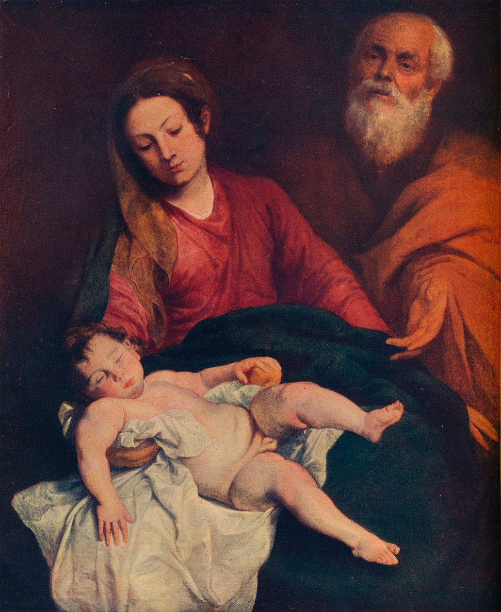 Święta Rodzina, c1624 autorstwa Anthony van Dyck