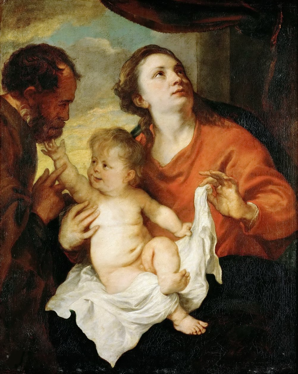 Święta Rodzina, ok. 1627 r. autorstwa Anthony van Dyck