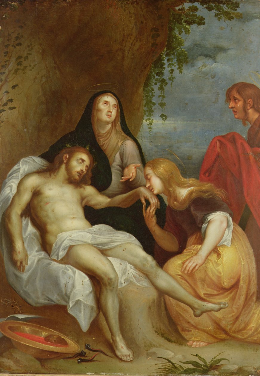 Lamentacja (panel) autorstwa Anthony van Dyck