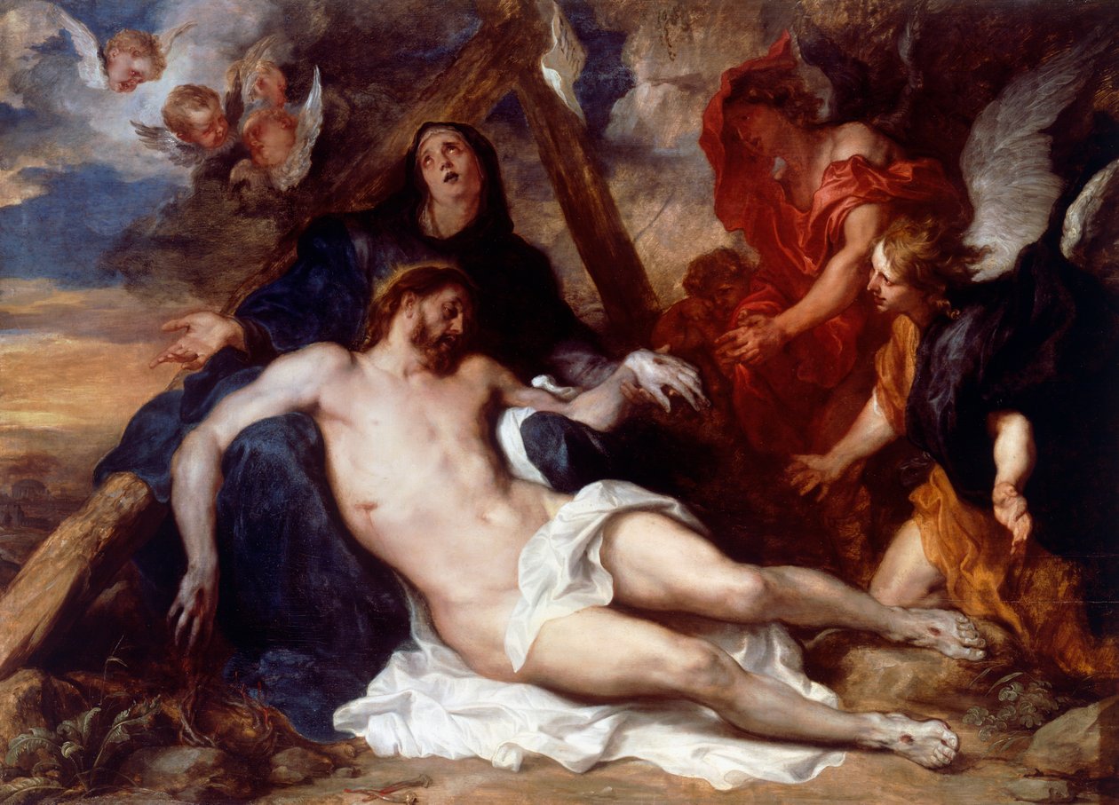 Opłakiwanie Chrystusa autorstwa Anthony van Dyck