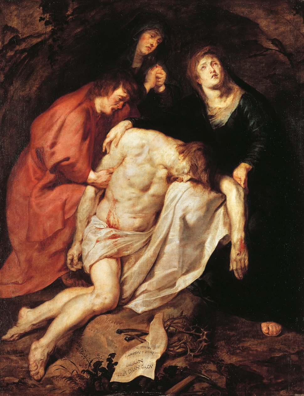 Opłakiwanie Chrystusa, ok. 1616/17 (olej na płótnie) autorstwa Anthony van Dyck