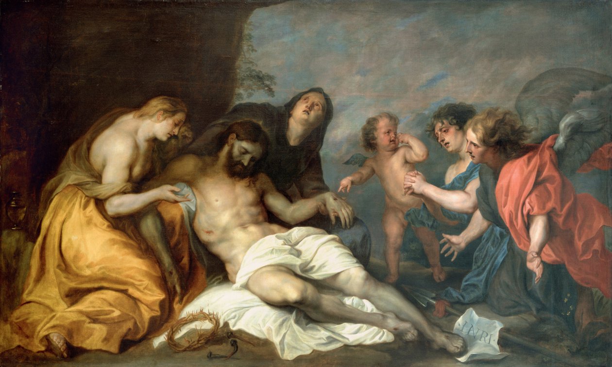 Opłakiwanie Chrystusa, ok. 1637-1640 autorstwa Anthony van Dyck