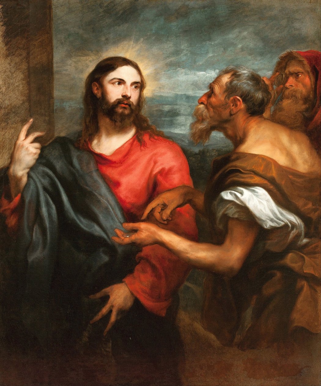 Pieniądze w hołdzie, ok. 1625 autorstwa Anthony van Dyck