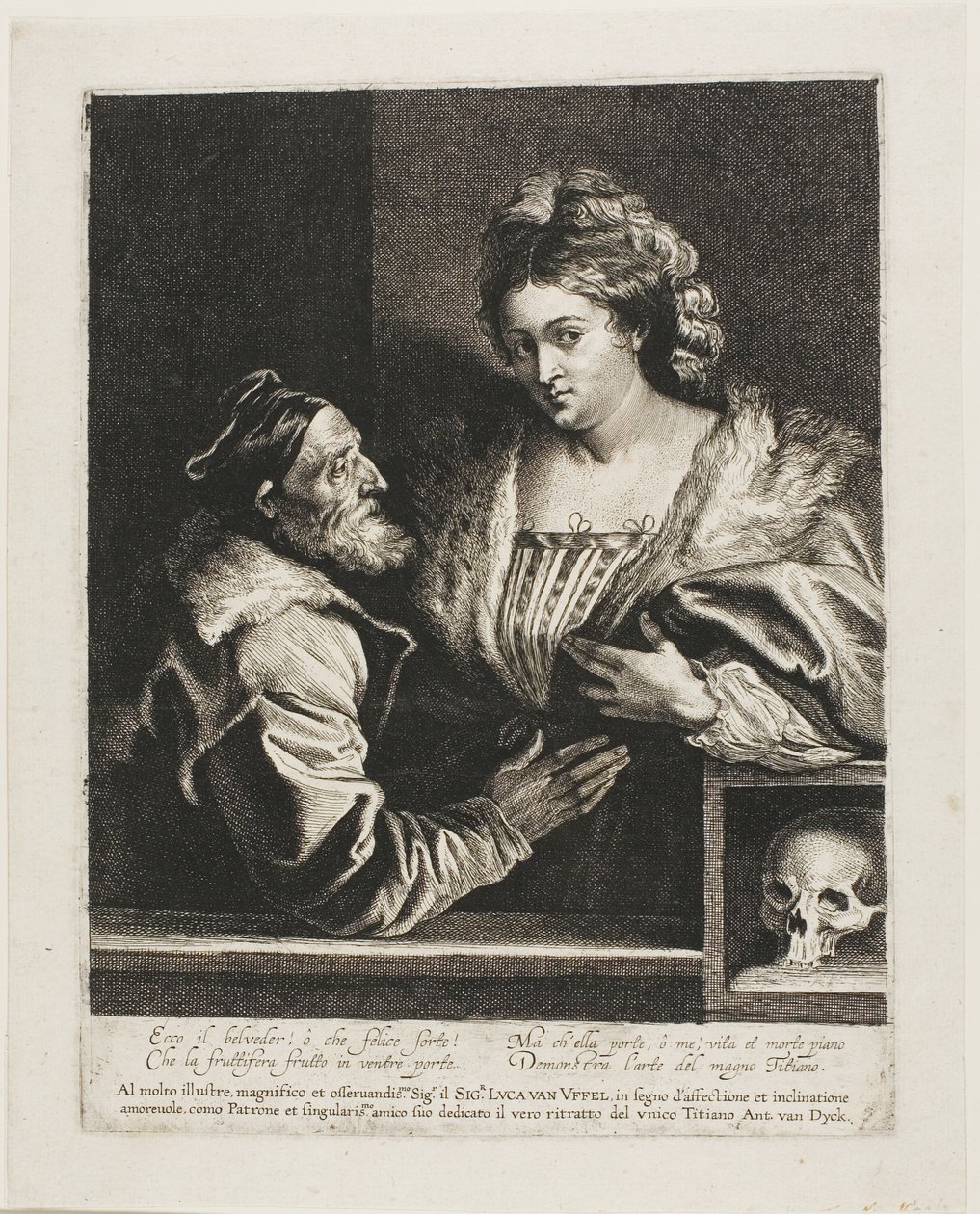 Tycjan i jego kochanka autorstwa Anthony van Dyck