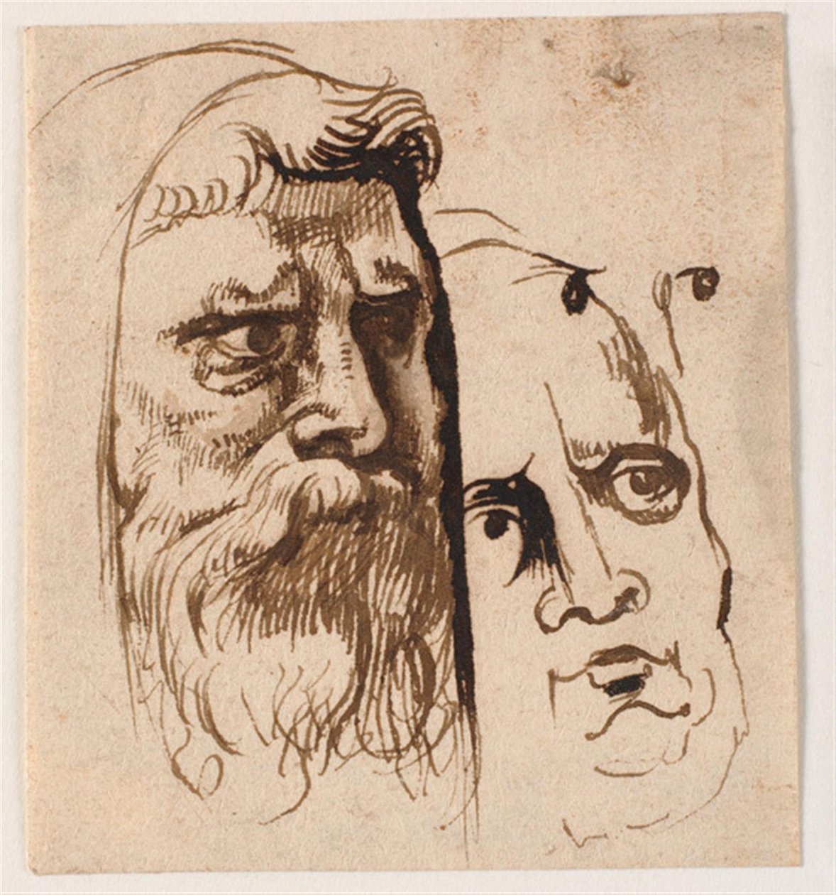 Dwie męskie głowy autorstwa Anthony van Dyck