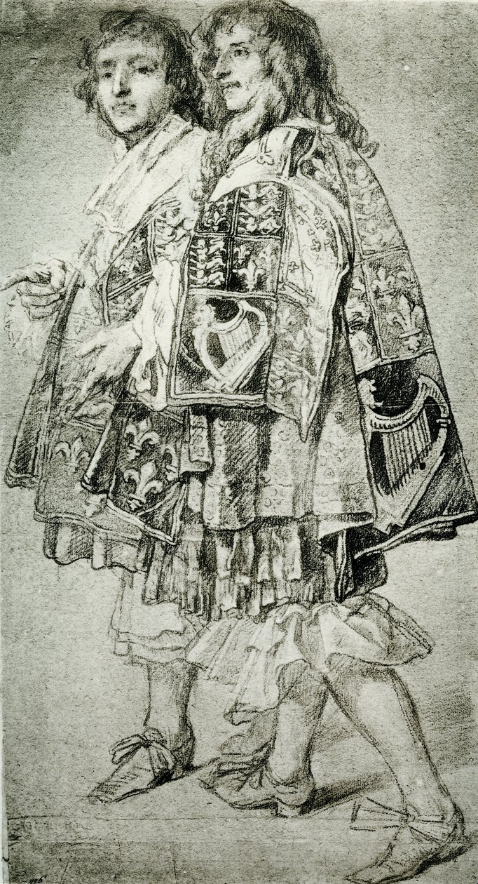 Dwóch heroldów autorstwa Anthony van Dyck