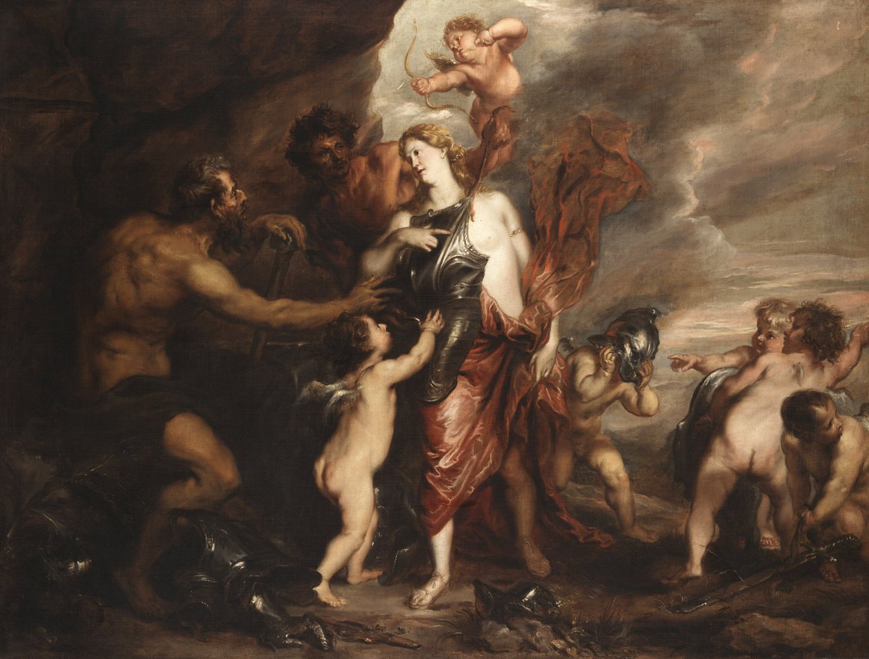 Wenus w Kuźni Wulkana, znana również jako „Thetis otrzymuje ramiona Achillesa” autorstwa Anthony van Dyck