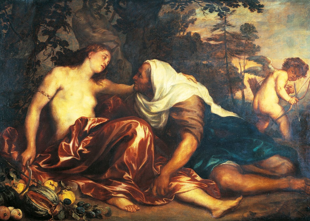 Vertumnus i Pomona autorstwa Anthony van Dyck