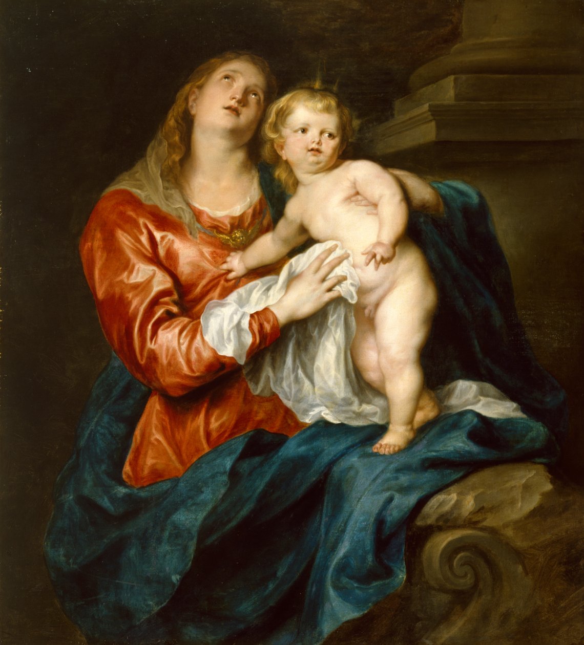Matka Boska z Dzieciątkiem autorstwa Anthony van Dyck