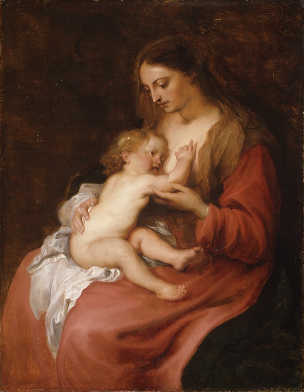 Matka Boska z Dzieciątkiem autorstwa Anthony van Dyck
