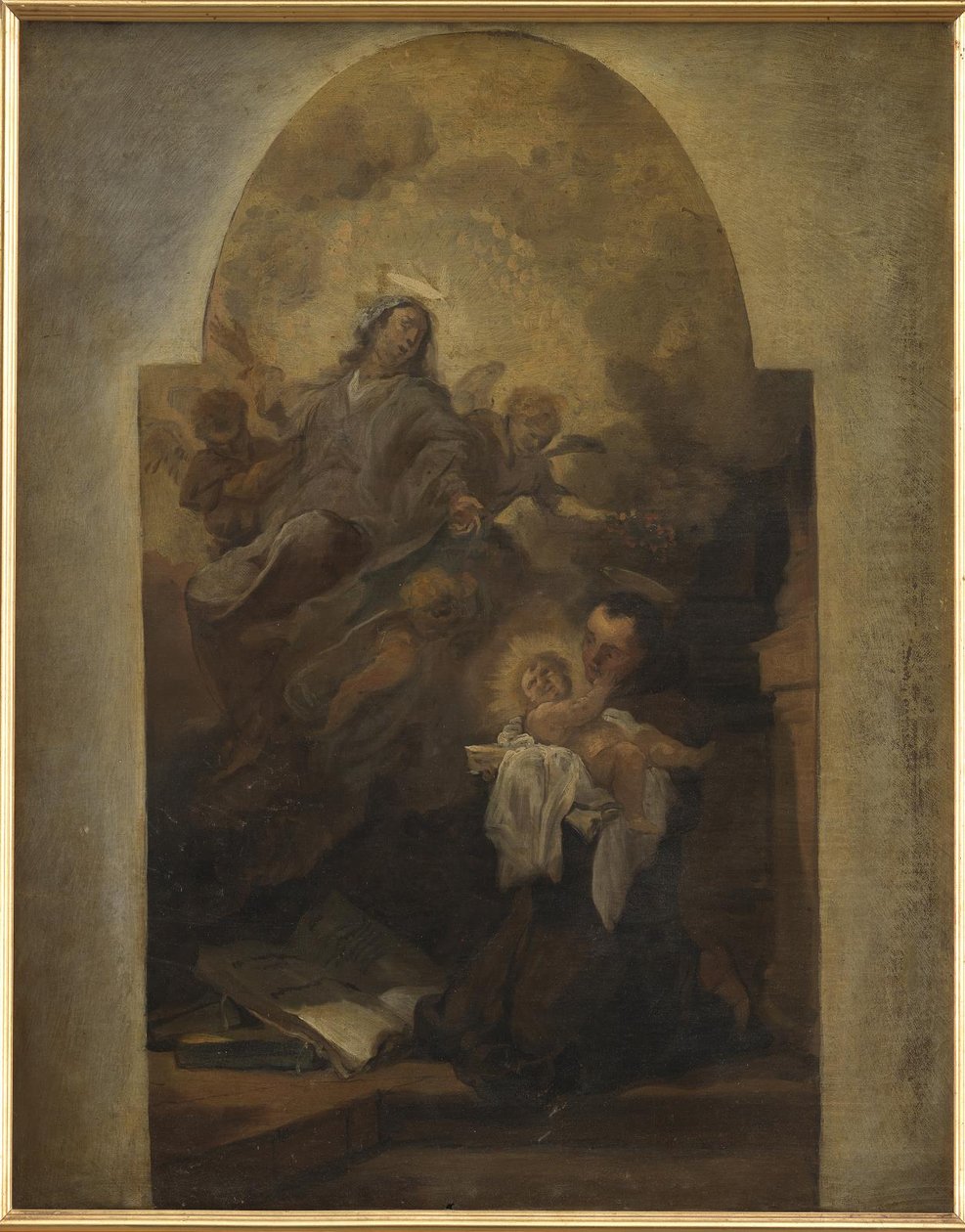 Dziewica z Dzieciątkiem ze św. Franciszkiem autorstwa Anthony van Dyck