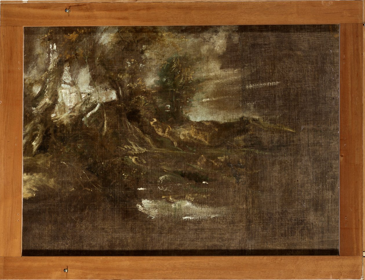 Zalesiony krajobraz autorstwa Anthony van Dyck