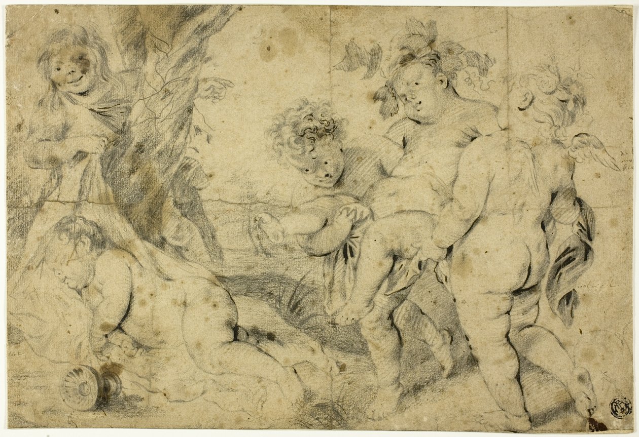 Młody Bachus i towarzysze autorstwa Anthony van Dyck
