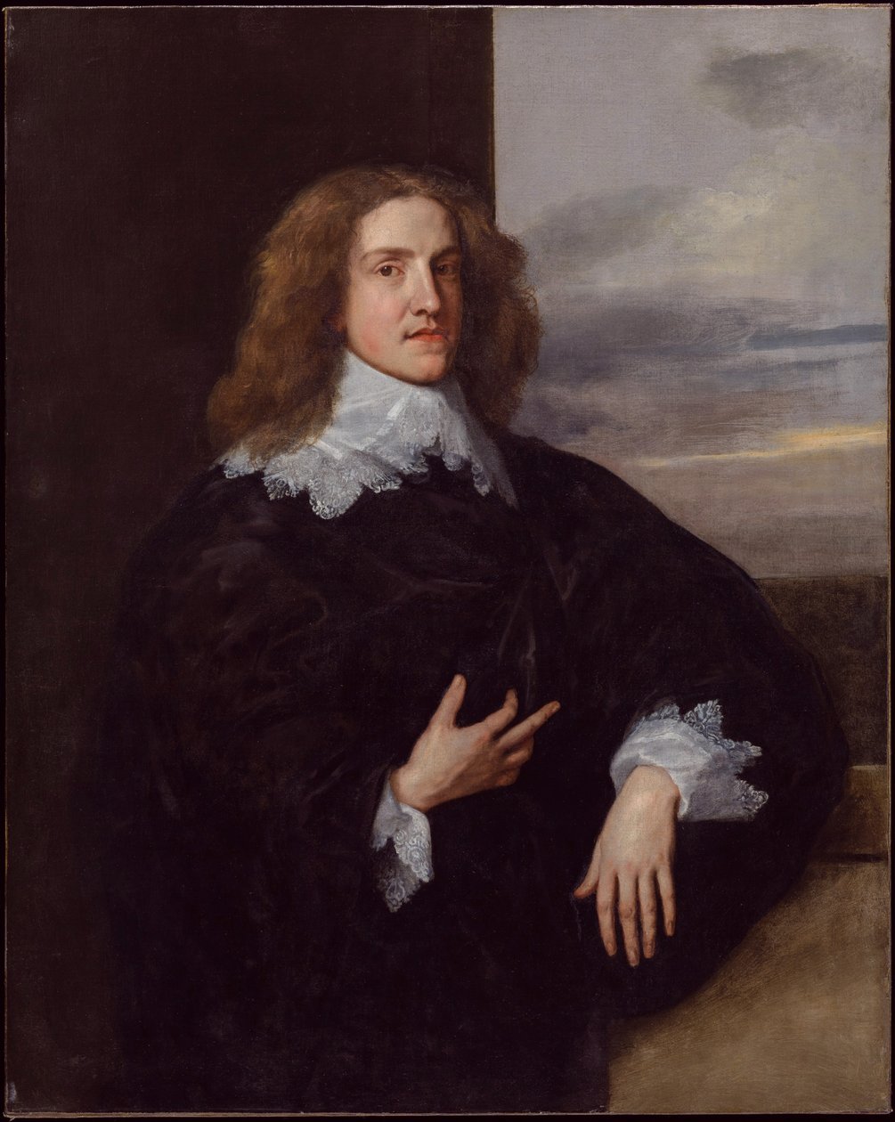 Młody dżentelmen (hrabia Downe) autorstwa Anthony van Dyck