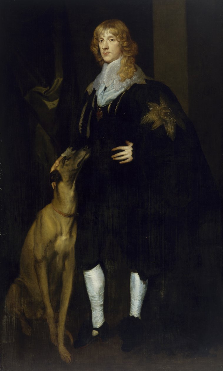 James Stuart, książę Lenox i Richmond, XVII wiek autorstwa Anthony van after Dyck