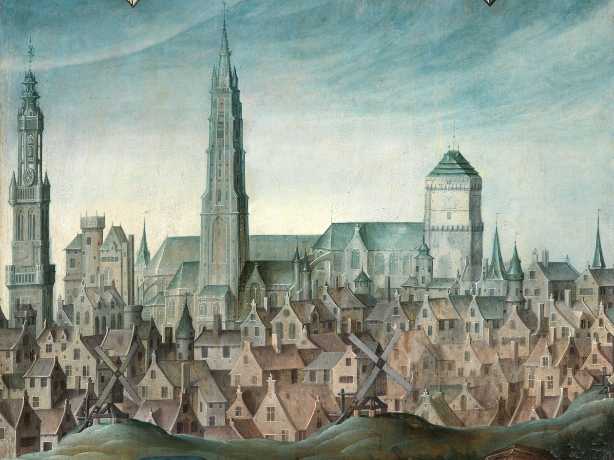 Fragment portretu Juana Pardo II i jego żon Anny Ingenieulandt i Marii Anchemant autorstwa Anthuenis (1536 1613) Claeissins or Claeissens