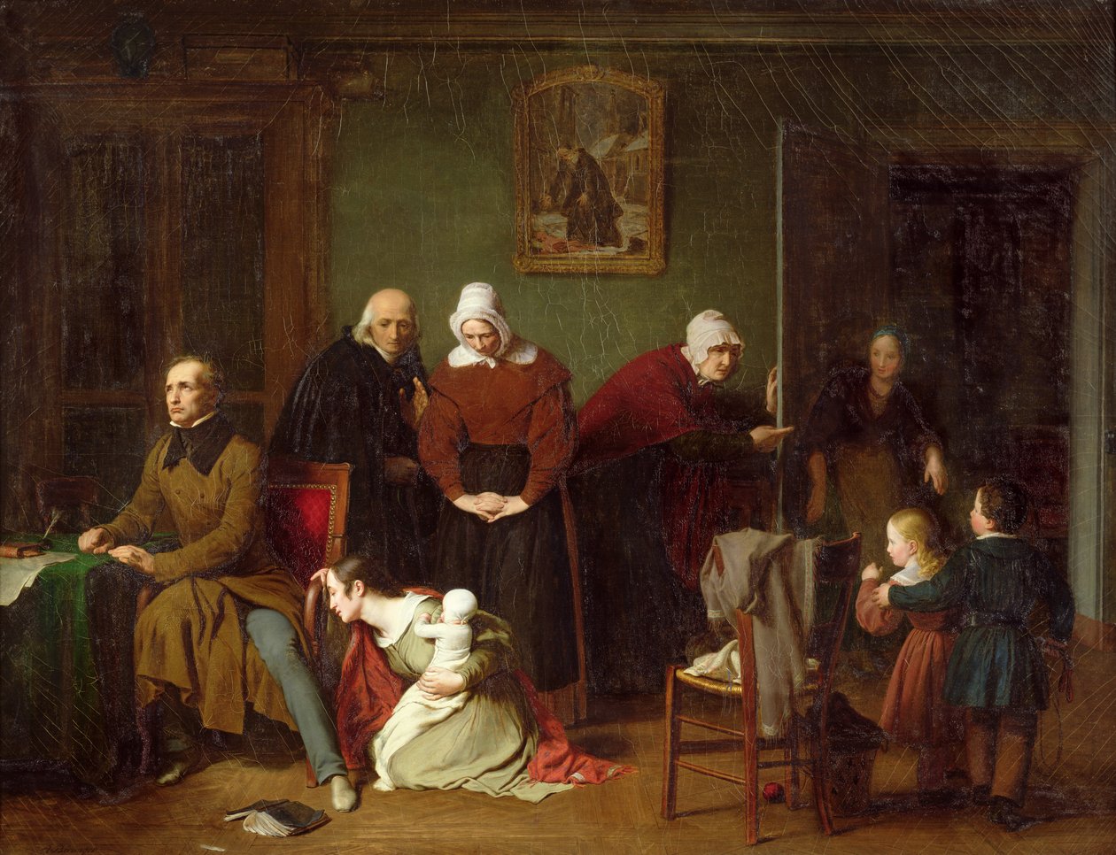 Konsekwencje uwiedzenia, 1824 autorstwa Antoine Beranger