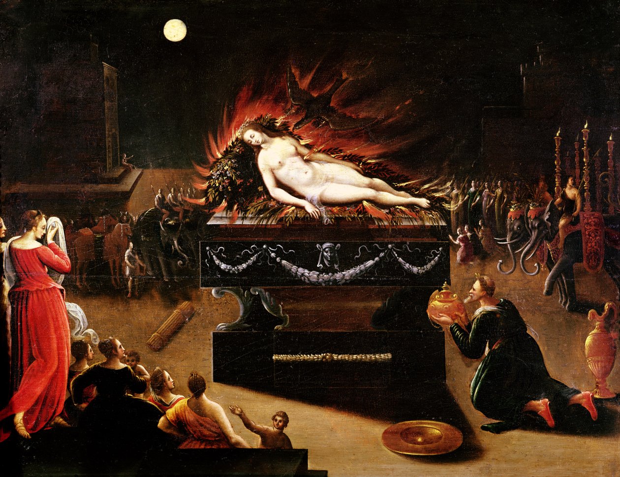 Apoteoza Semele autorstwa Antoine Caron