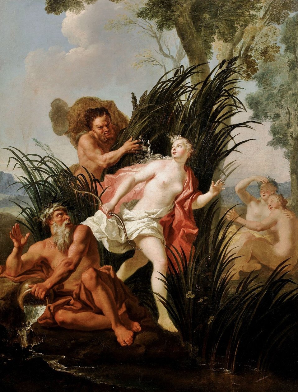 Alfeusz ściga Aretuzana autorstwa Charles Antoine Coypel