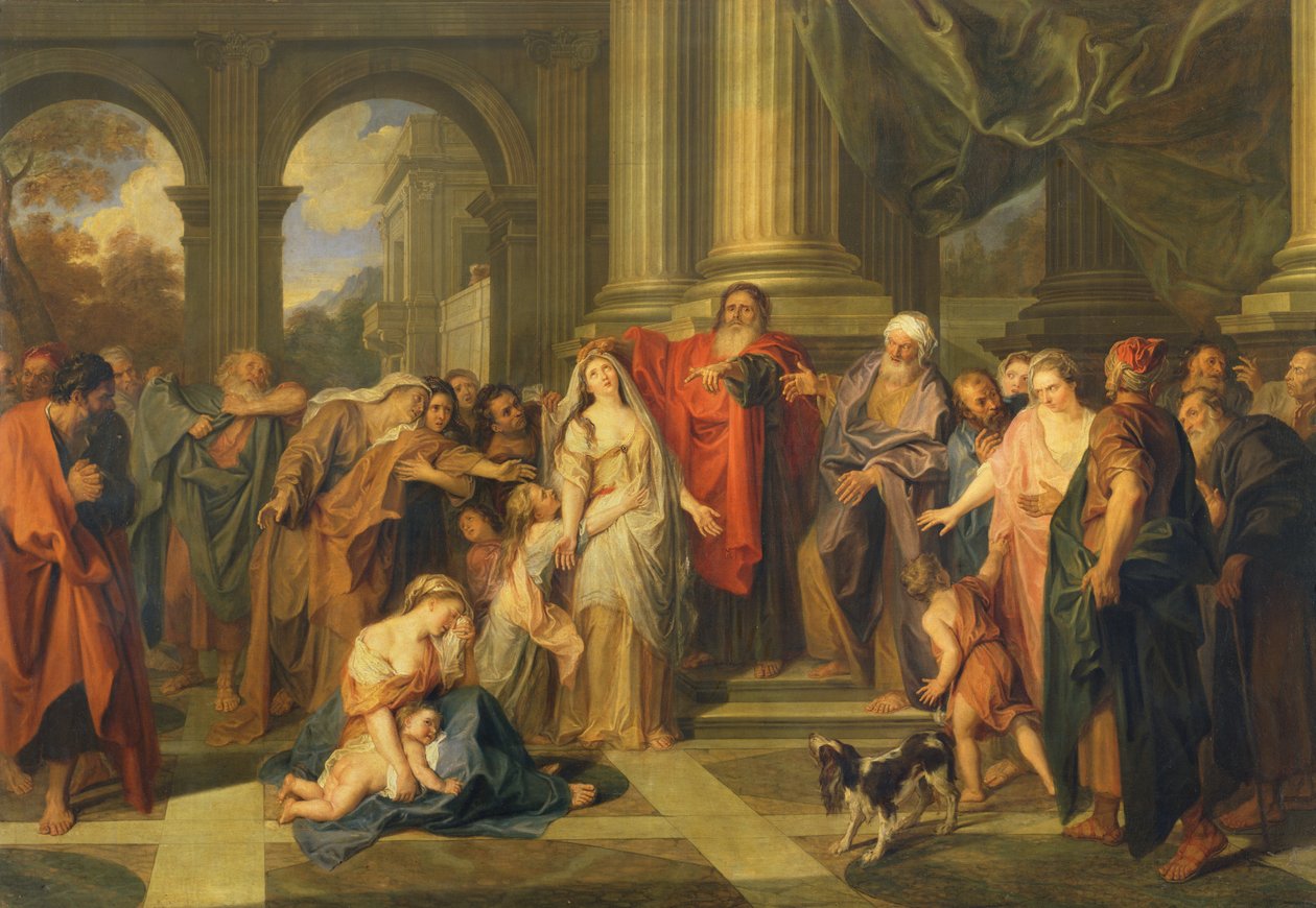 Zuzanna oskarżona o cudzołóstwo autorstwa Charles Antoine Coypel