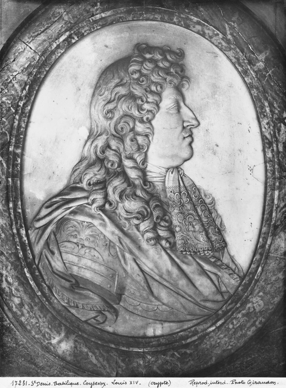 Ludwik XIV (1638-1715) (marmur) autorstwa Antoine Coysevox