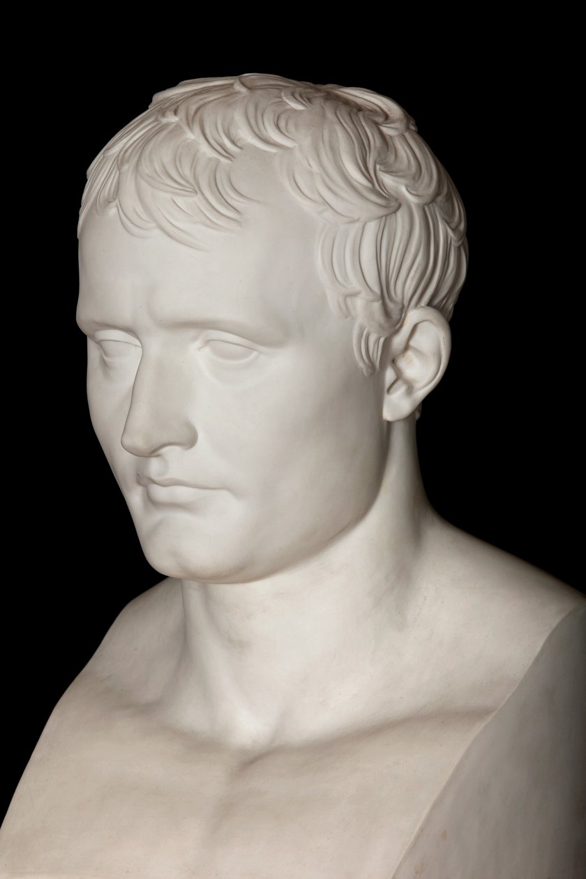 Popiersie cesarza Napoleona I (biskwit Sevres) (szczegół) (patrz także 698748) autorstwa Antoine Denis Chaudet