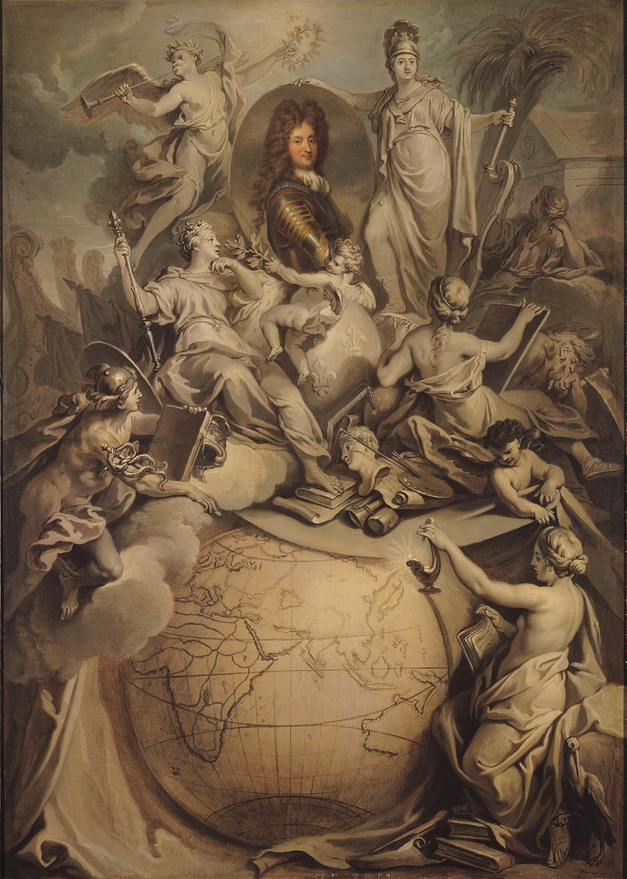 Alegoria Filipa II (1674-1723) księcia Orleanu, 1718 autorstwa Antoine Dieu