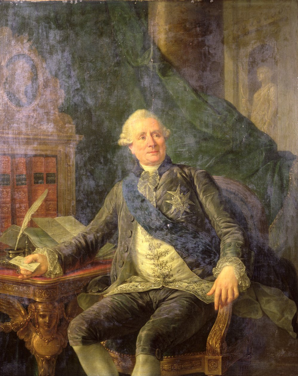 Charles Gravier (1719-87) hrabia Vergennes autorstwa Antoine François Callet