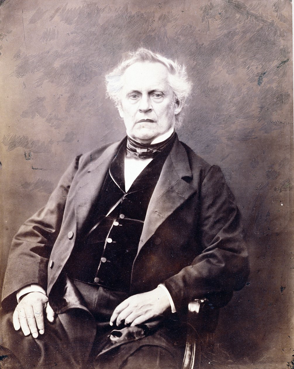 Julius Pluecker (1801-68) (odbitka albenowa) autorstwa Antoine Francois Jean Claudet