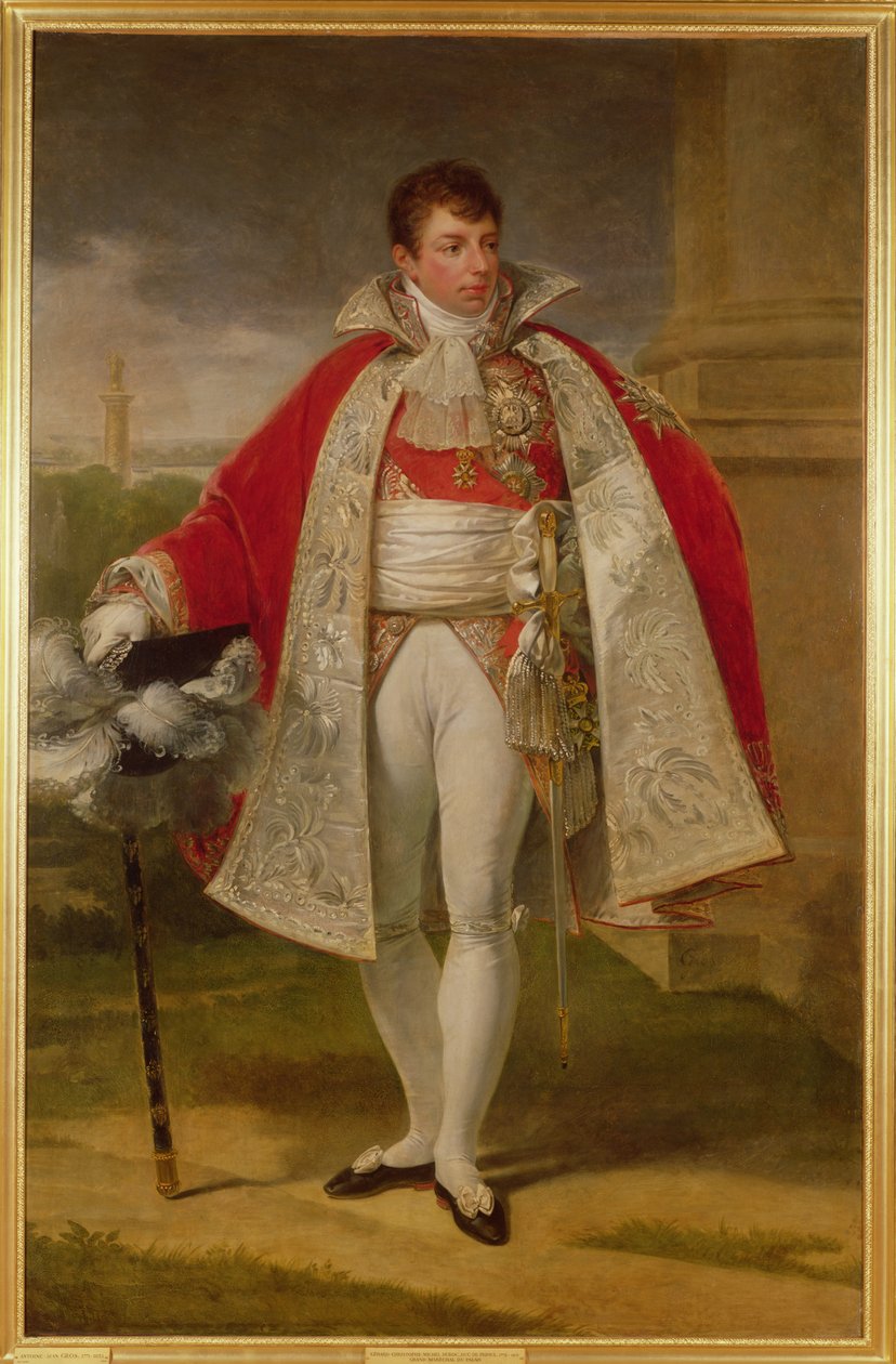 Geraud-Christophe-Michel Duroc (1772-1813) książę Frioul, 1806-08 autorstwa Antoine Jean Gros