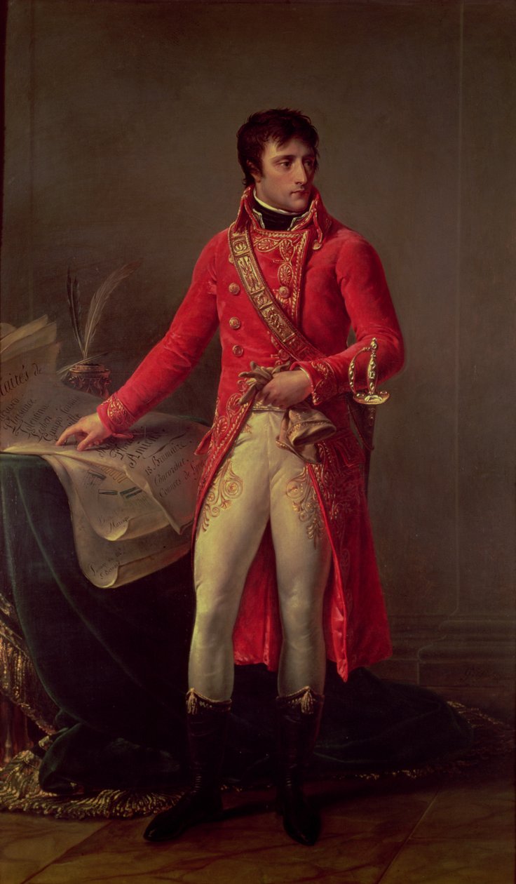 Napoleon Bonaparte (1769-1821) Pierwszy konsul, 1802 r. autorstwa Antoine Jean Gros
