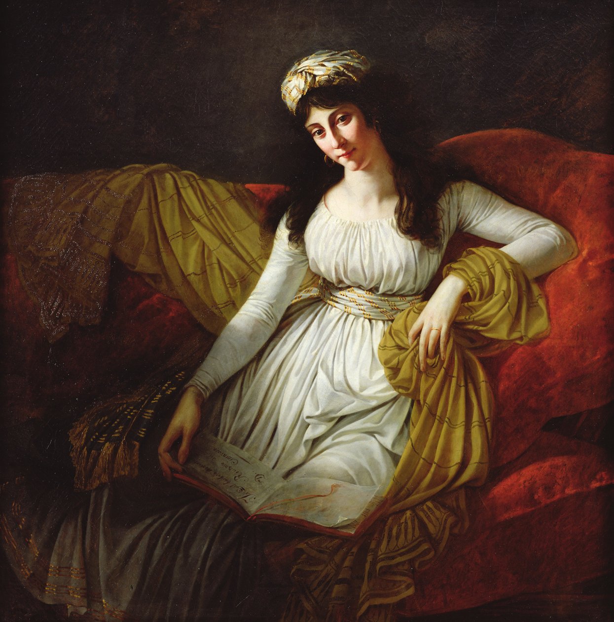 Portret Madame Favrega, 1798 autorstwa Antoine Jean Gros