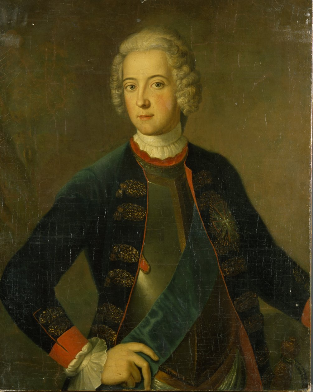 Książę koronny Fryderyk II, 1728 autorstwa Antoine Pesne