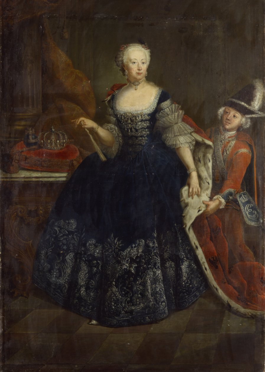 Elisabeth Christine z Brunszwiku jako królowa autorstwa Antoine Pesne