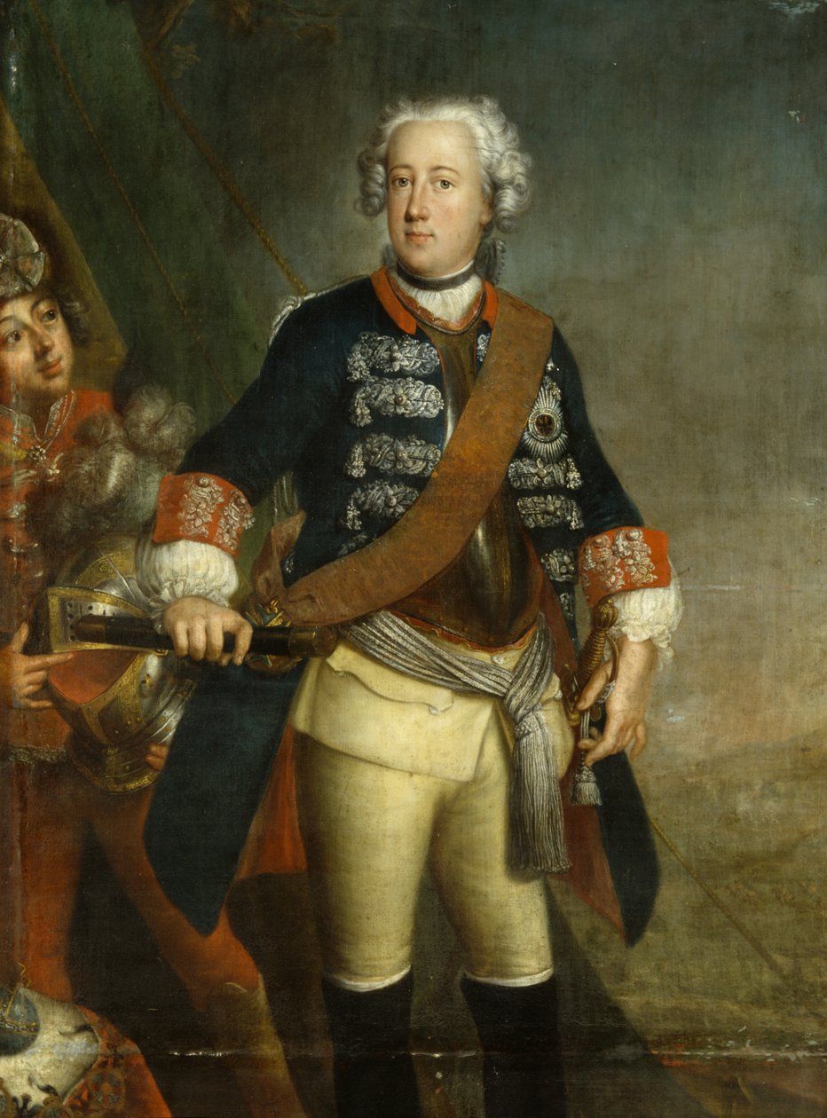 Fryderyk II jako król autorstwa Antoine Pesne