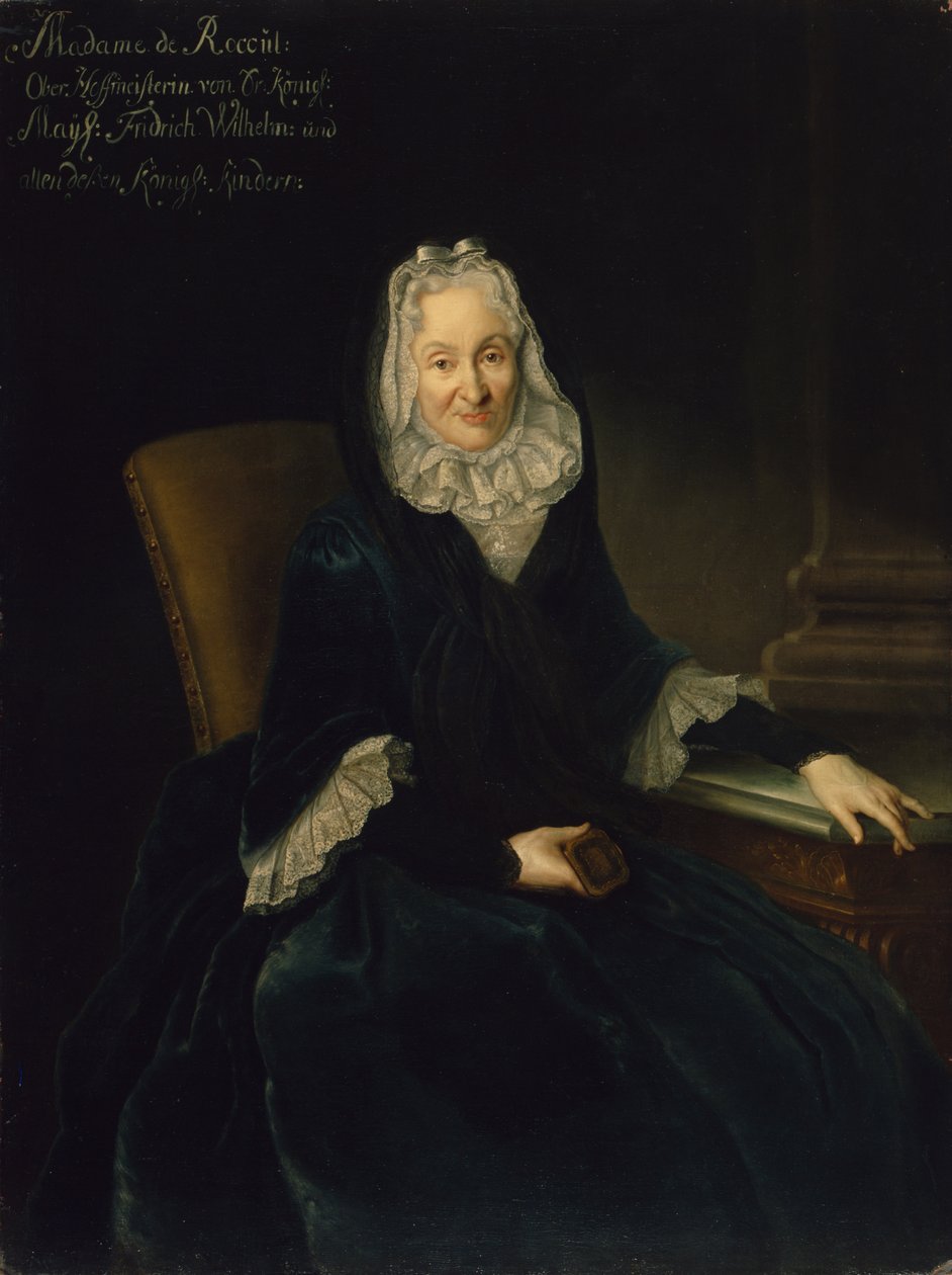 Madame Marte de Rocoulle, c.1735 autorstwa Antoine Pesne