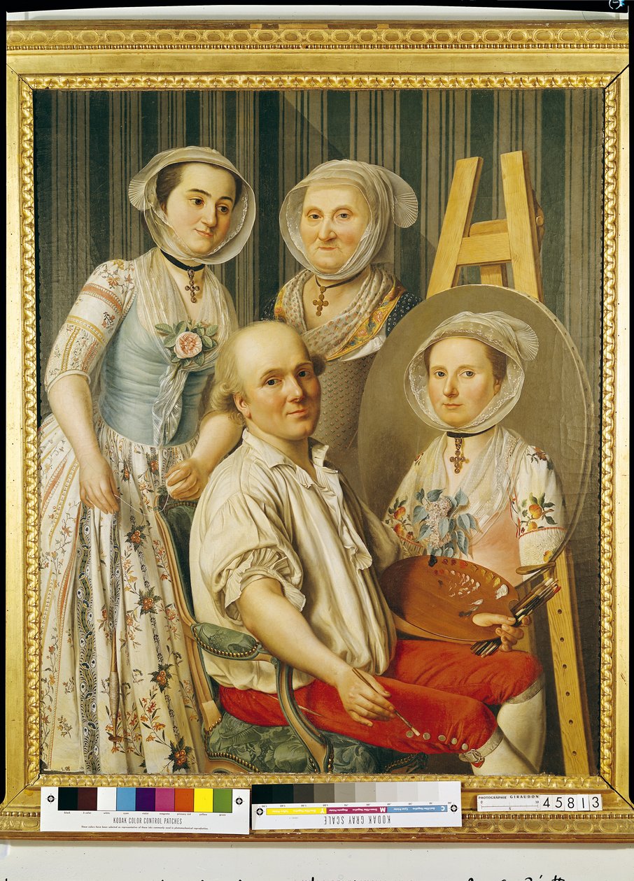 Artysta i jego rodzina autorstwa Antoine Raspal