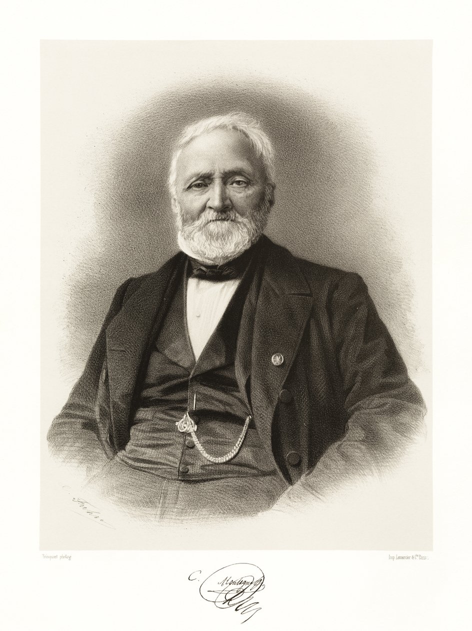 Jean Pierre François Camille Montagne, 1865-66 autorstwa Antoine Rene Trinquart
